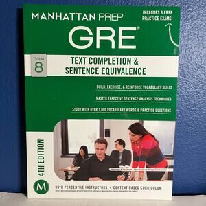 GRE Text Completion & Sentence Equivalence - Text Book